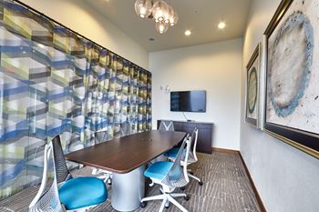 A conference room